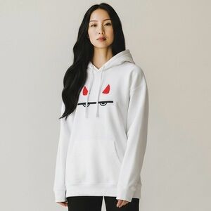 Odin New York White Lil Devil Graphic Hoodie